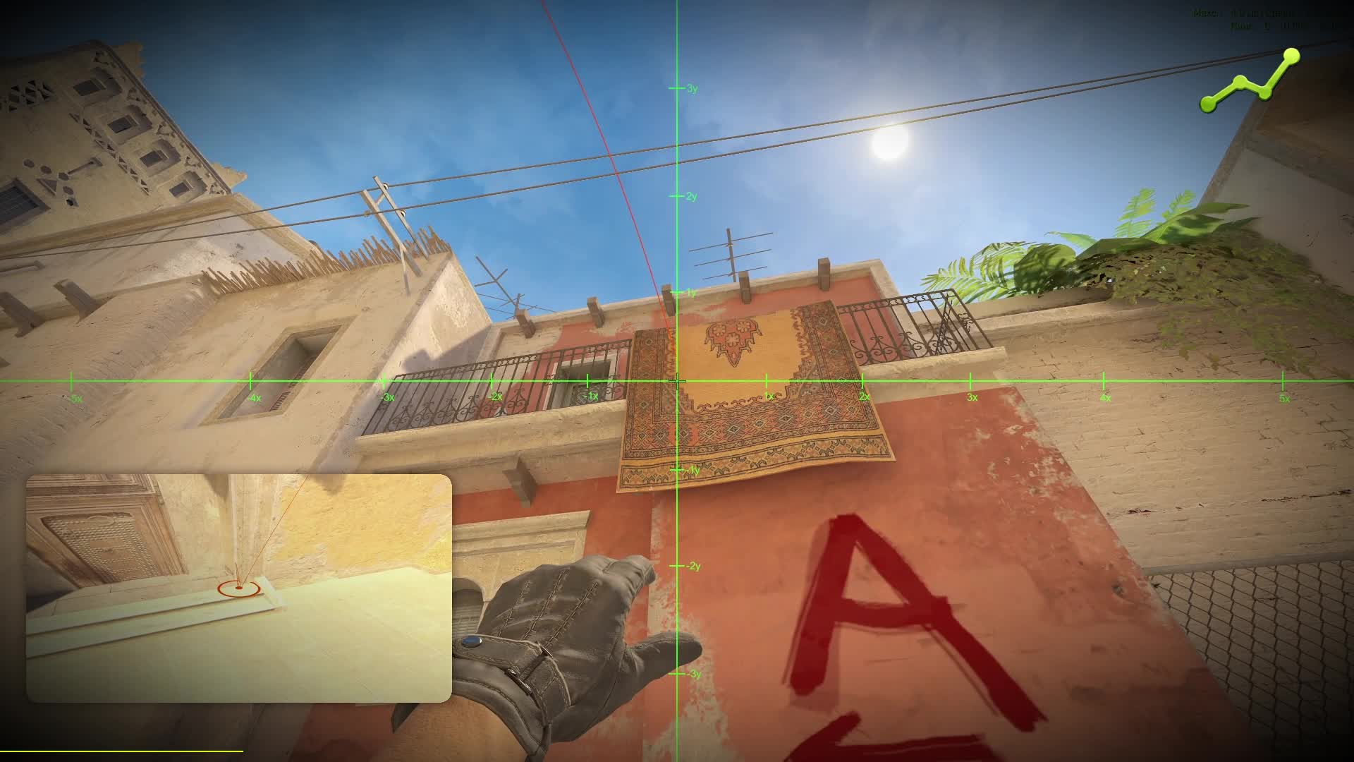 CS2 MIRAGE: #4 SPAWN INSTANT SMOKE WINDOW (ИНСТА-СМОК В ОКНО)