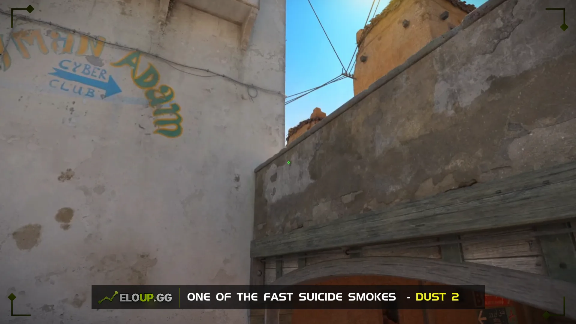 Куда целиться: ( ДАСТ 2 СМОК НА ЗАКРЫТИЕ СУИЦИДА (DUST 2 ONE OF THE FAST SUICIDE SMOKES)