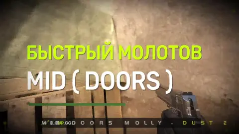 Молотов в двери мида
